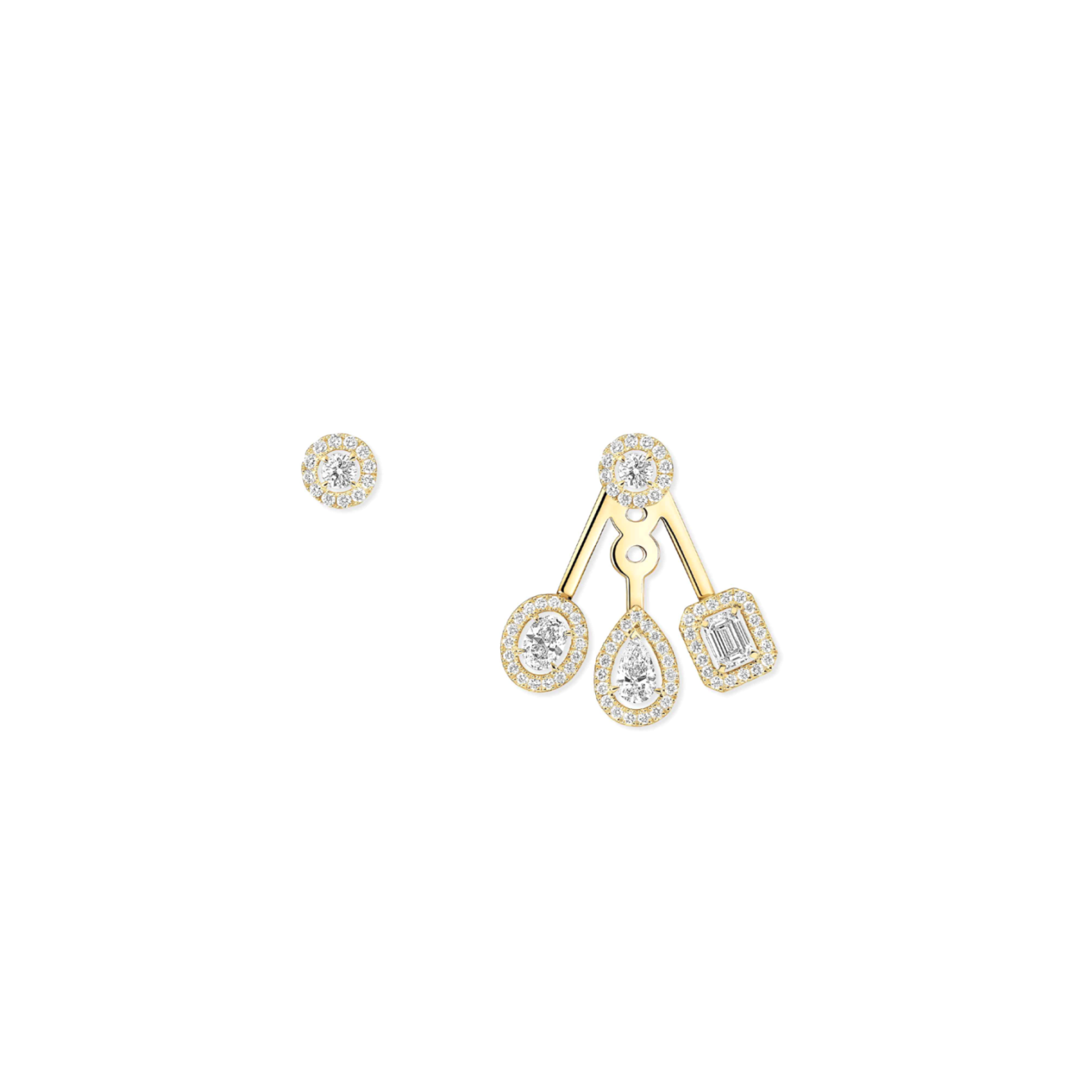 MESSIKA MY TWIN TRILOGY EARRINGS 06527